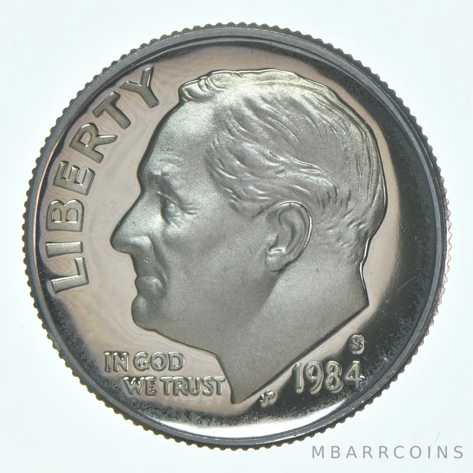 1984-S Roosevelt Dime CLAD Proof