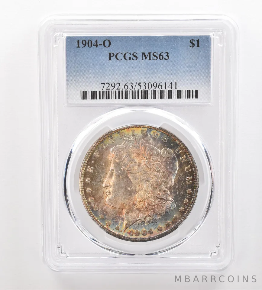 1904-O Morgan Silver Dollar MS63 PCGS Beautiful Tone *3220