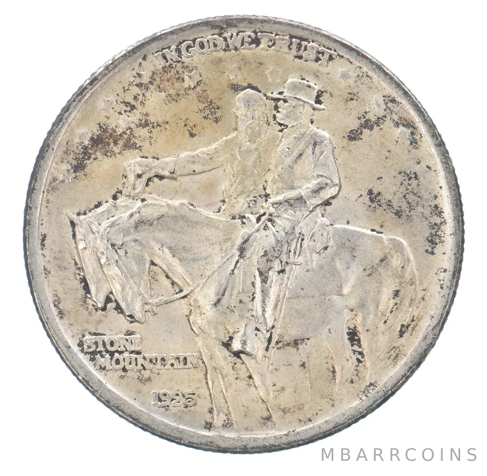 1925 Stone Mountain Commemorative Half Dollar Beautiful Tone *8904