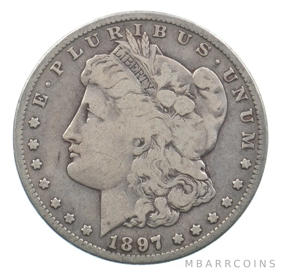 Early - 1897-S Morgan Silver Dollar - 90% US Coin *996
