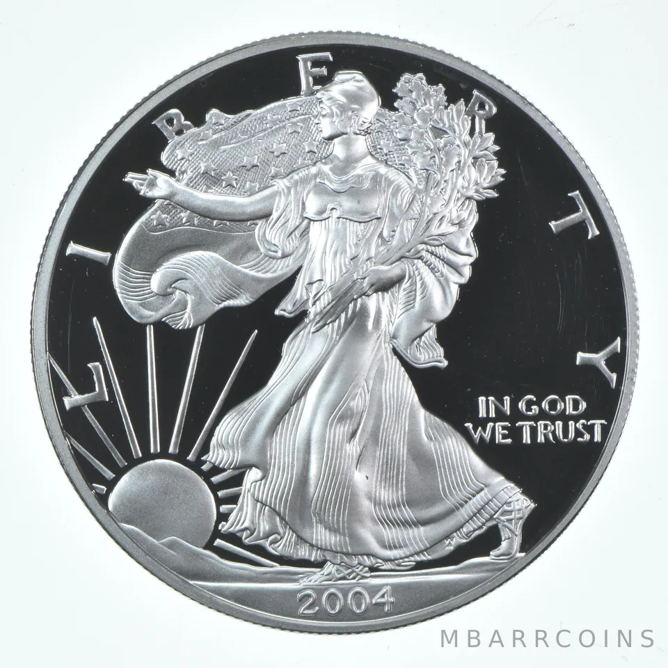 2004-W American Silver Eagle Proof Coin 1 Oz