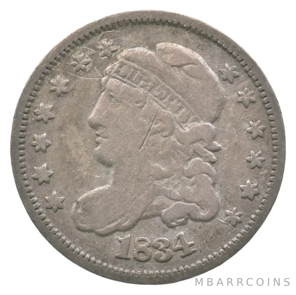 1834 Capped Bust Half Dime *8255