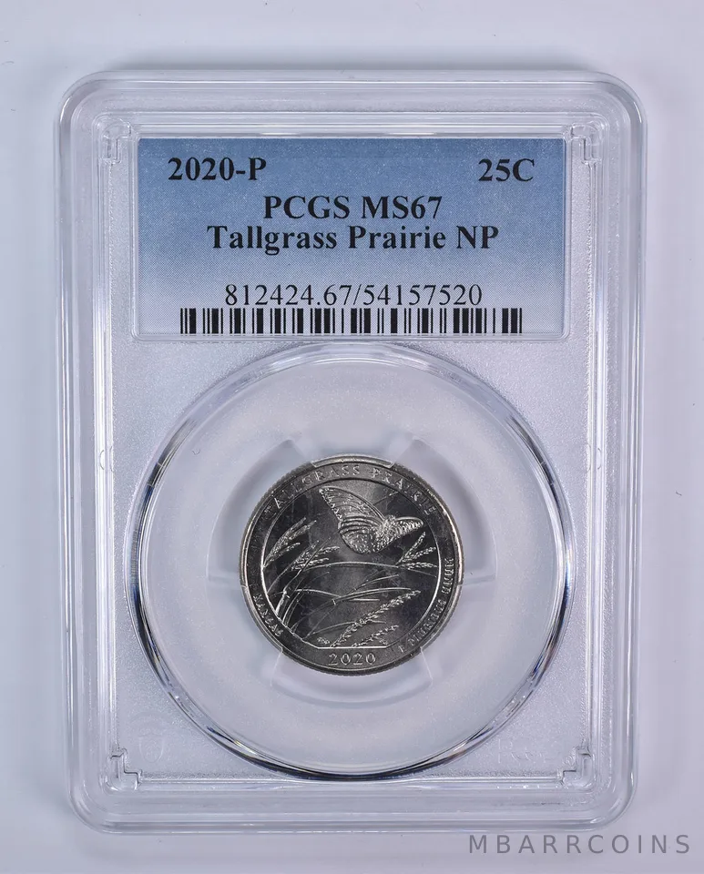 2020-P Washington Quarter ATB Tallgrass Prairie MS67 PCGS