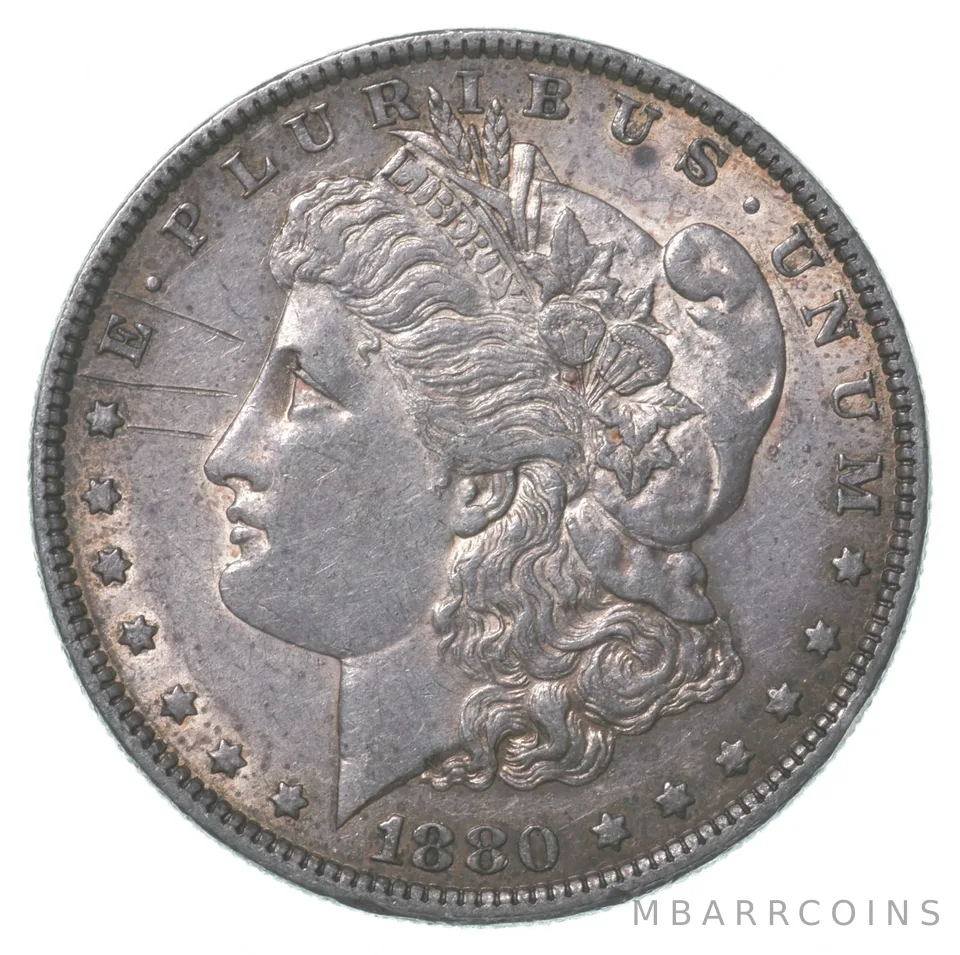 1880-O Morgan Silver Dollar Micro O a8503