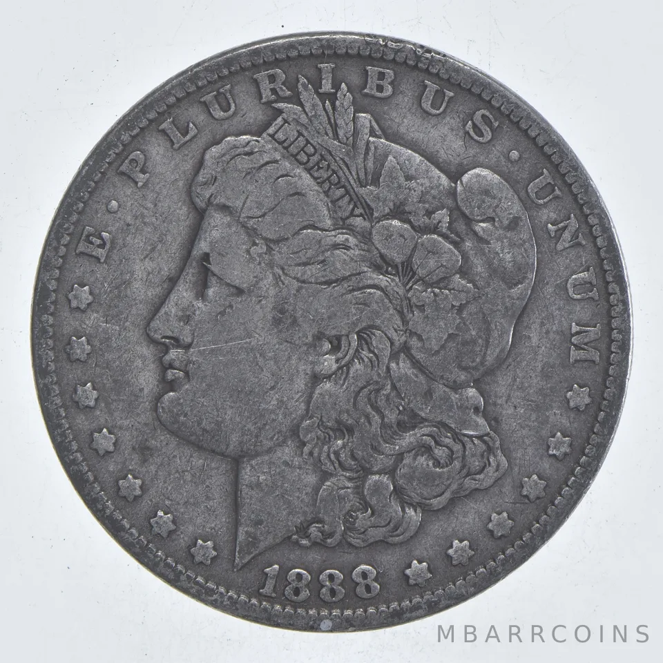 Early - 1888 Morgan Silver Dollar - 90% US Coin *102