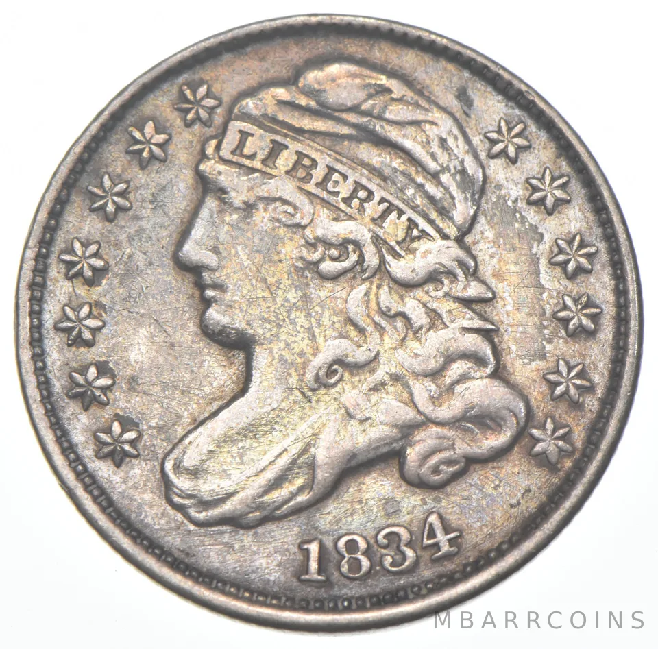1834 Liberty Cap Dime a8112