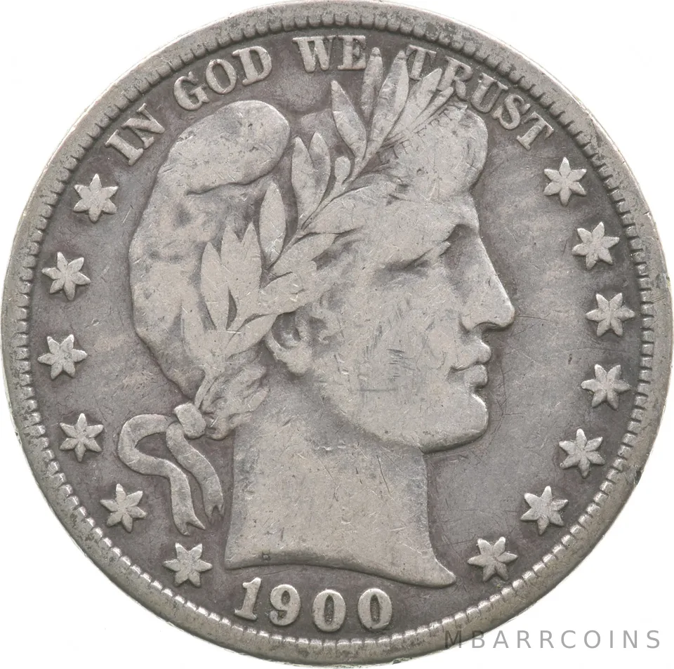 1900 Barber Half Dollar *3800