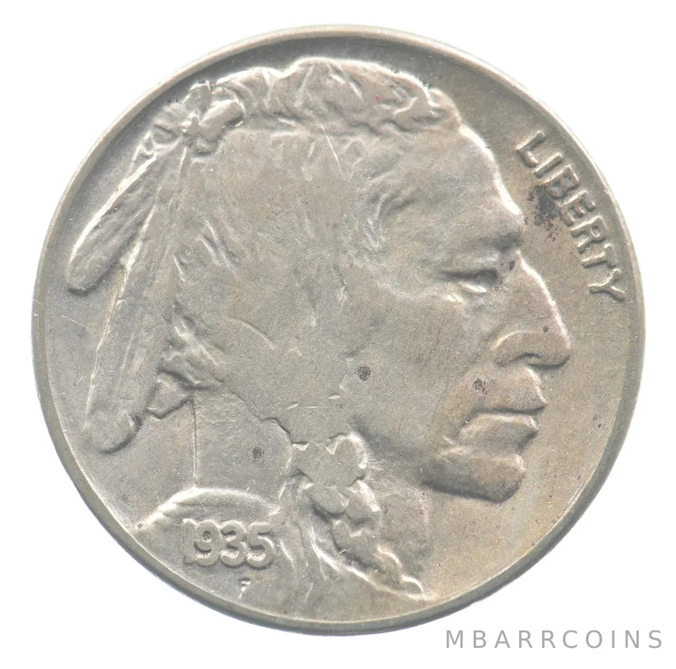 1935-S Indian Head Buffalo Nickel *9374