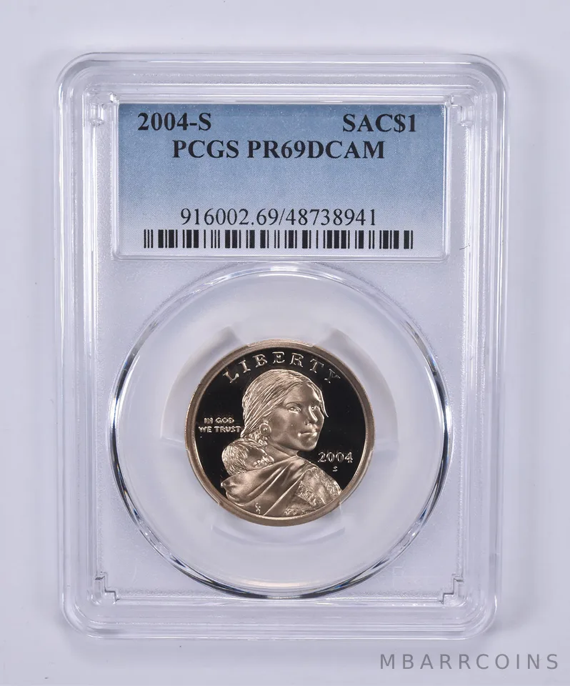 2004-S Sacagawea $1 PR69 DCAM PCGS Blue Label