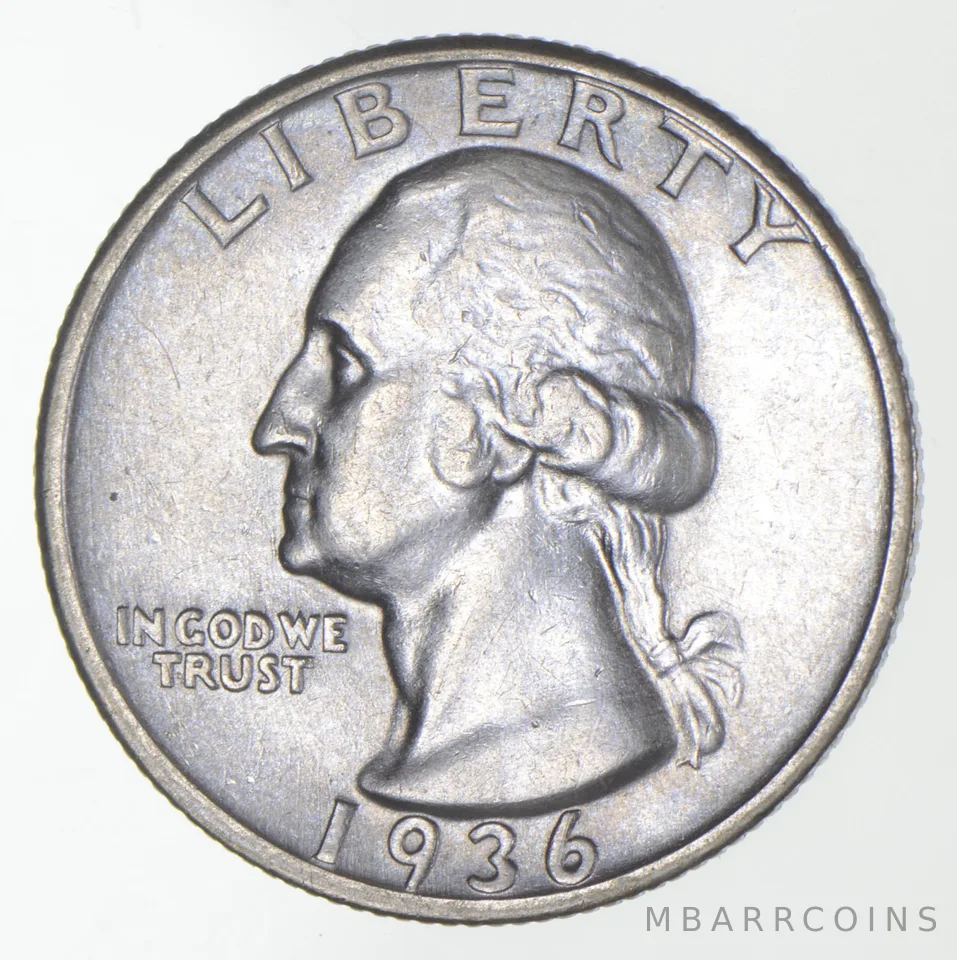 1936-D Washington Quarter a9841