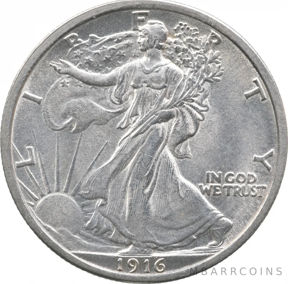 1916 Walking Liberty Half Dollar *4893