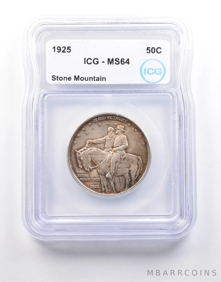 1925 Stone Mountain Commemorative Half Dollar MS64 ICG *5234
