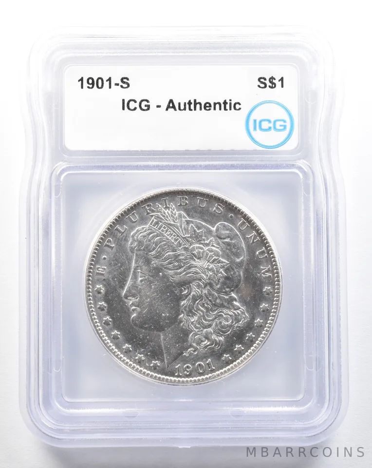 1901-S Morgan Silver Dollar Authentic ICG *0318