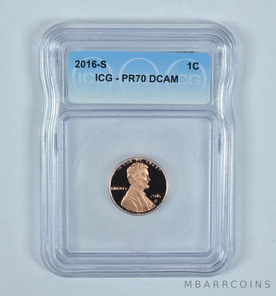 2016-S Lincoln Shield Cent PR70 DCAM ICG