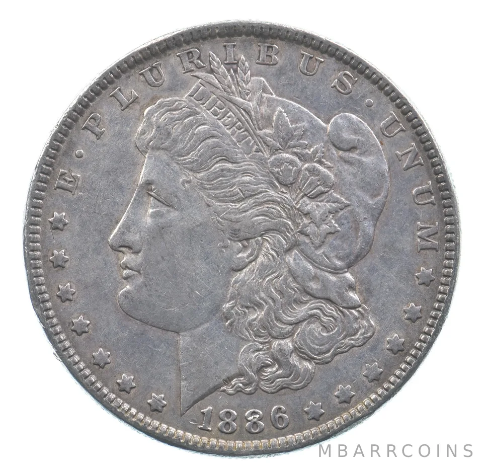 Better 1886 Morgan Silver Dollar - 90% US Coin - Nice Coin *481