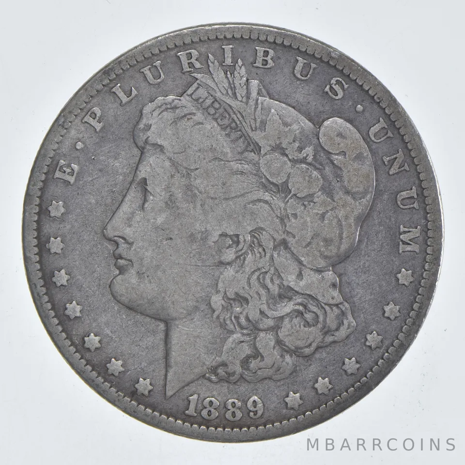 Early - 1889 Morgan Silver Dollar - 90% US Coin *759