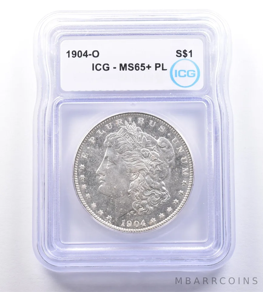 1904-O Morgan Silver Dollar MS65+ PL ICG *9184