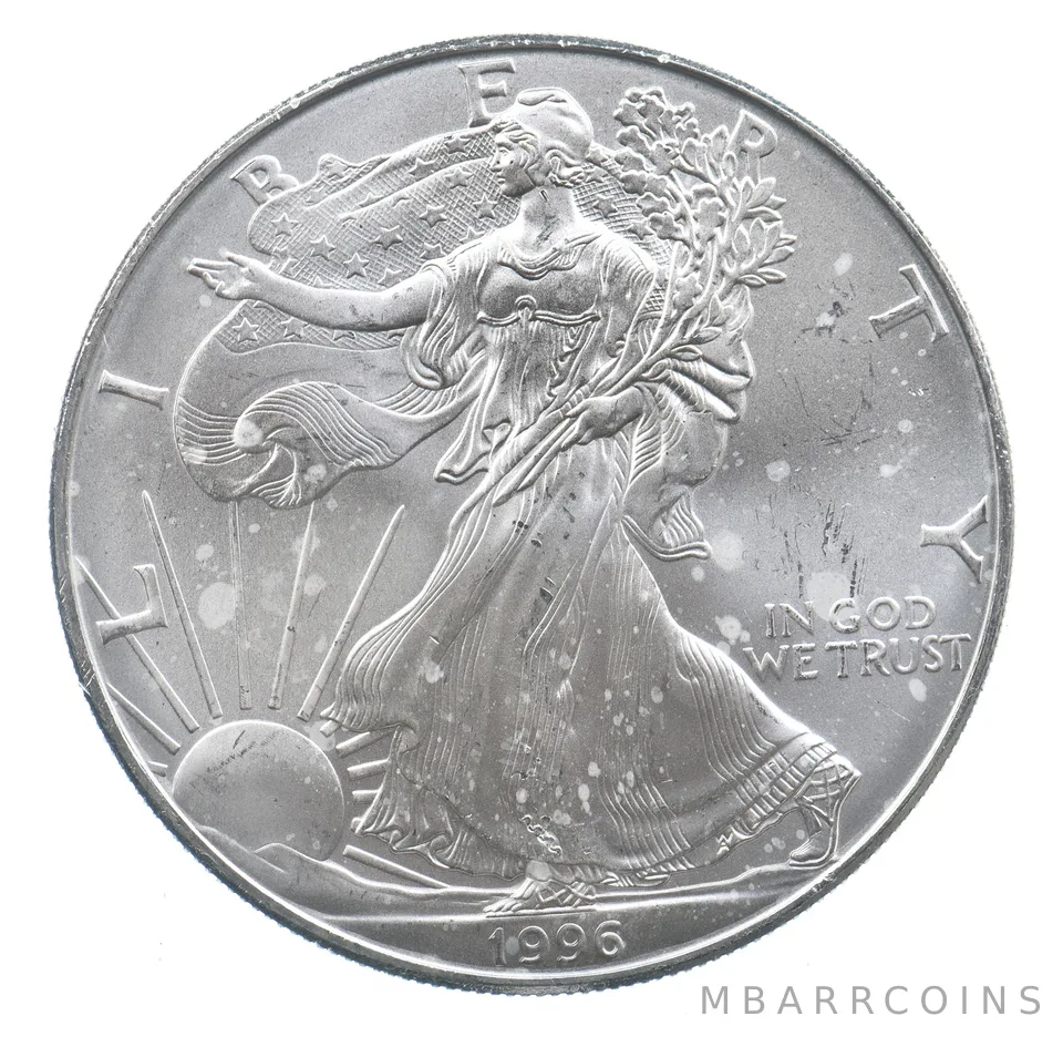 Better Date 1996 American Silver Eagle 1 Troy Oz .999 Fine Silver *677