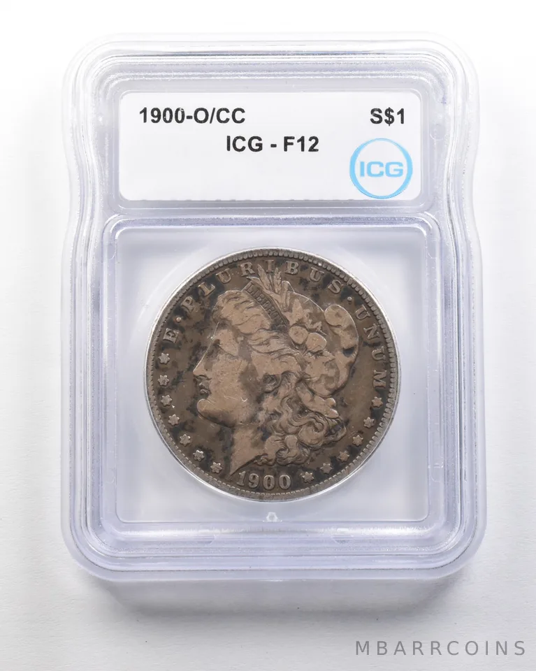 1900-O/CC Morgan Silver Dollar F12 ICG *1644