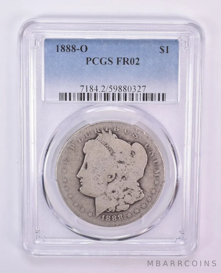 1888-O Morgan Silver Dollar FR02 PCGS Blue Label Lowball