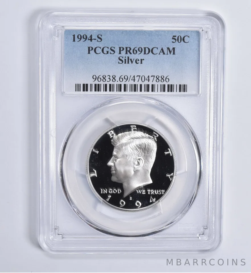 1994-S Kennedy Half Dollar Silver PR69 DCAM PCGS Blue Lbl