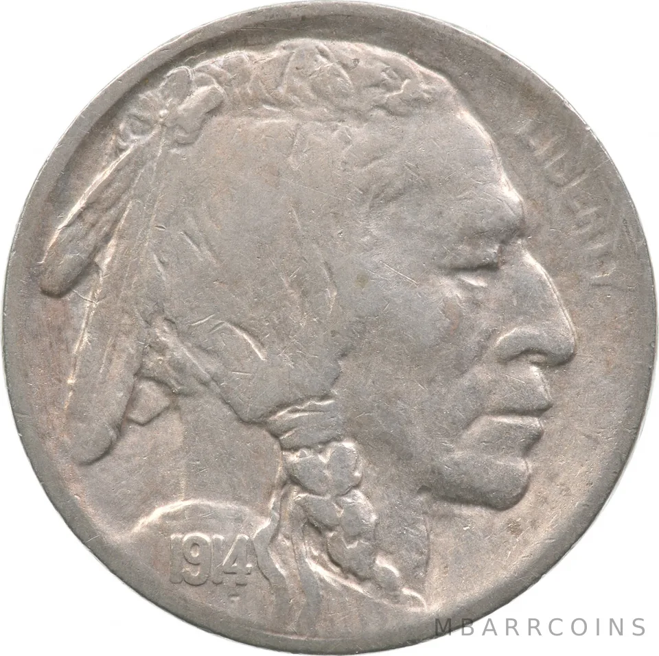 1914-S Indian Head Buffalo Nickel *3681