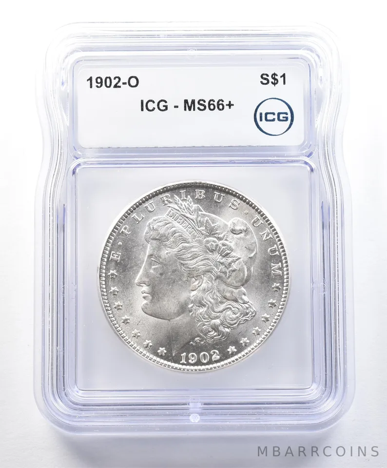 1902-O Morgan Silver Dollar MS66+ ICG *8990