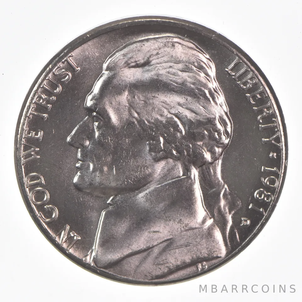 1981-D Jefferson Nickel Unc