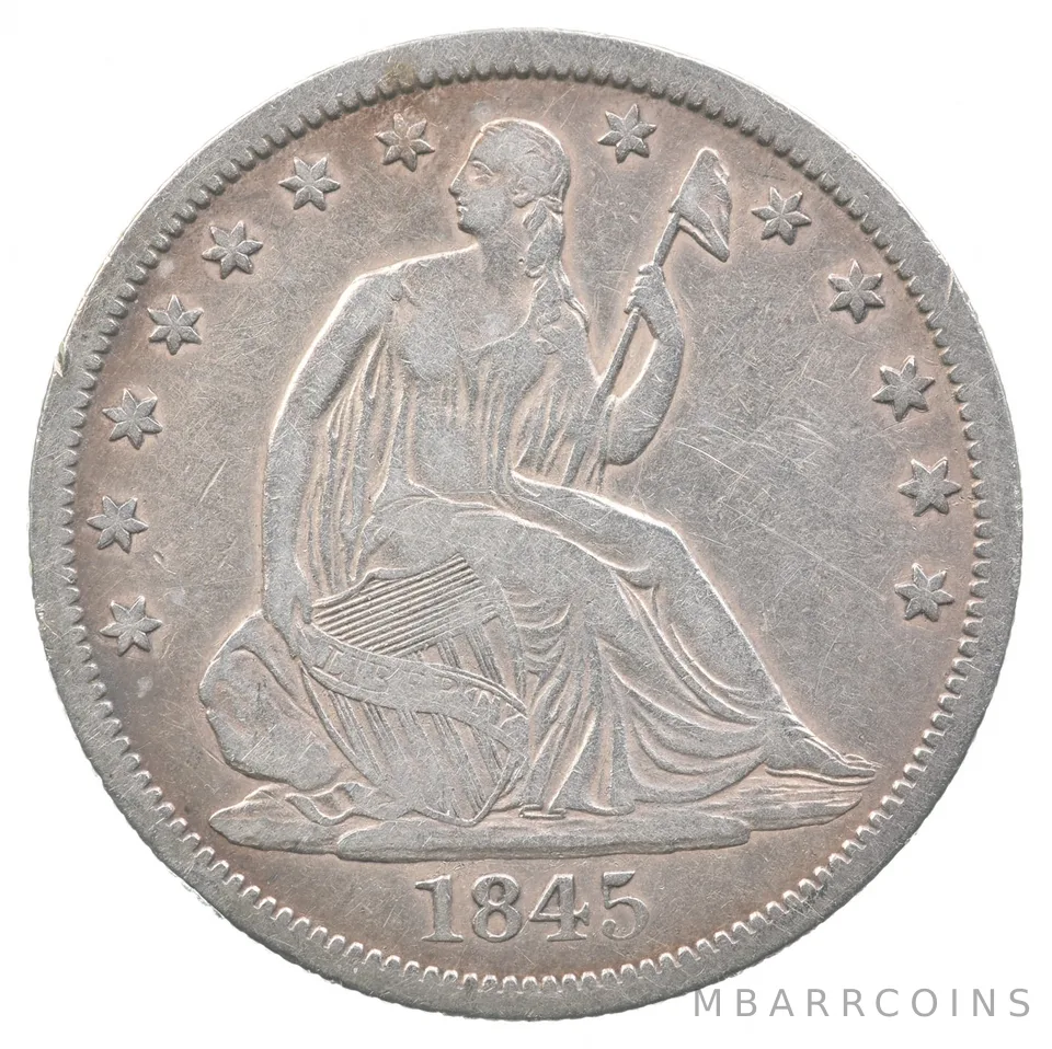 1845-O Seated Liberty Half Dollar *6097