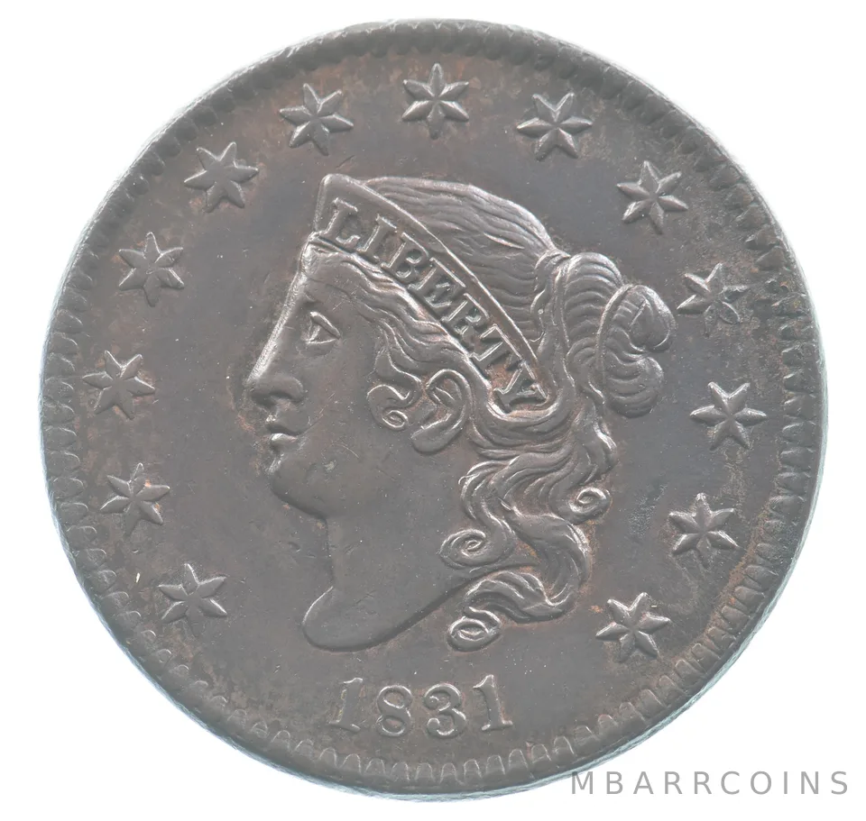 1831 Coronet Head Large Cent *9416