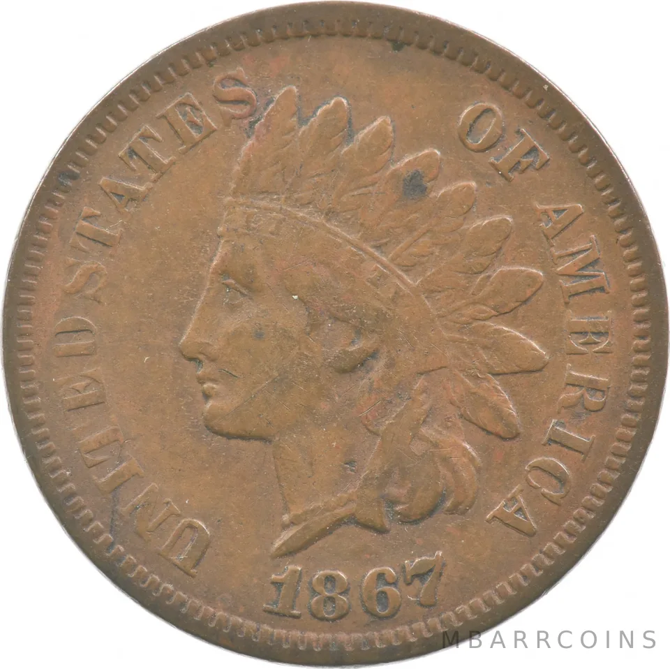 1867 Indian Head Cent *2810