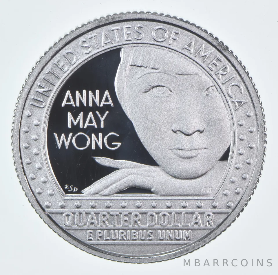 2022-S American Women Quarter Anna May Wong Silver Proof