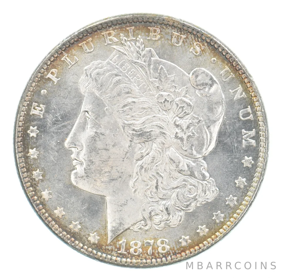 1878 Morgan Silver Dollar 8TF Beautiful Tone *0681