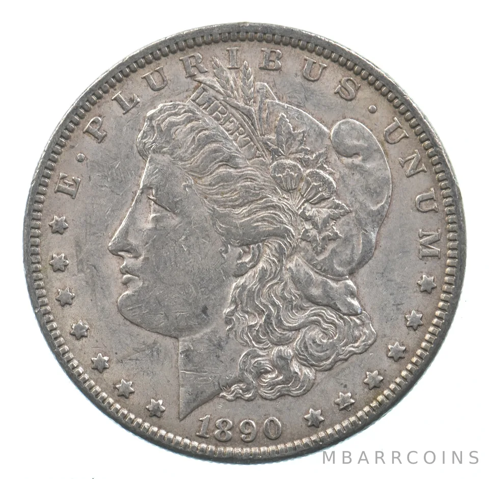 Early - 1890 Morgan Silver Dollar - 90% US Coin *598
