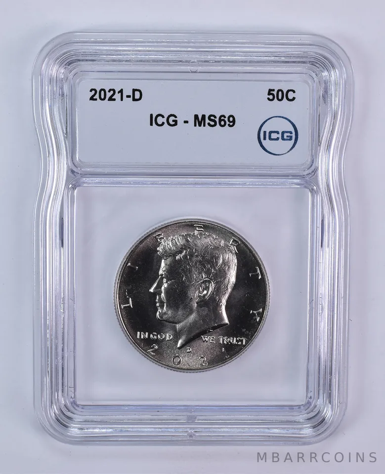 2021-D Kennedy Half Dollar MS69 ICG