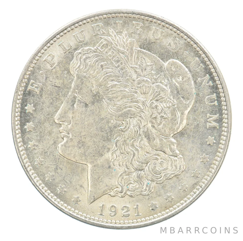 1921-D Morgan Silver Dollar Beautiful Tone Reverse *0347