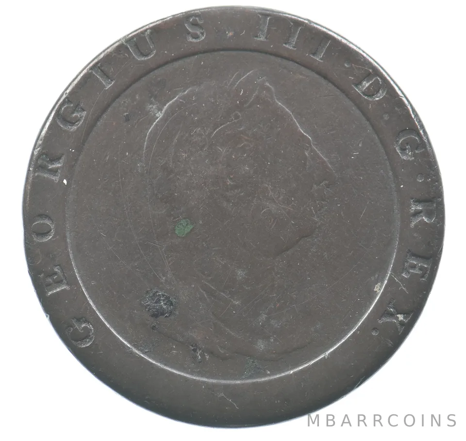 1797 Great Britain Cartwheel Two Penny *0063