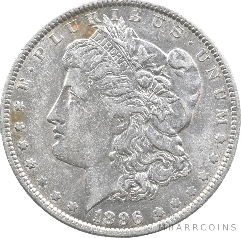1896-O Morgan Silver Dollar a7544