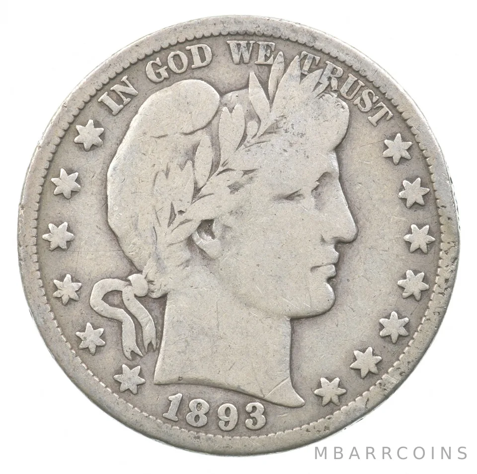 1893-S Barber Half Dollar *3858