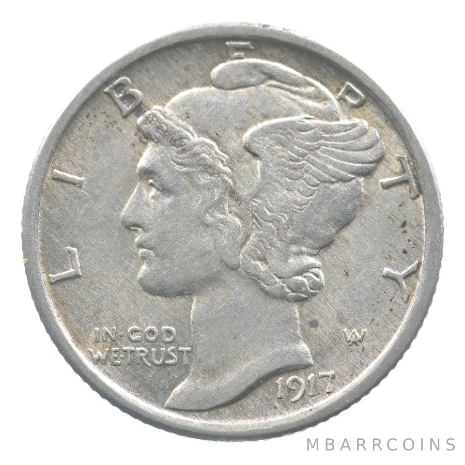 1917 Mercury Dime *4506