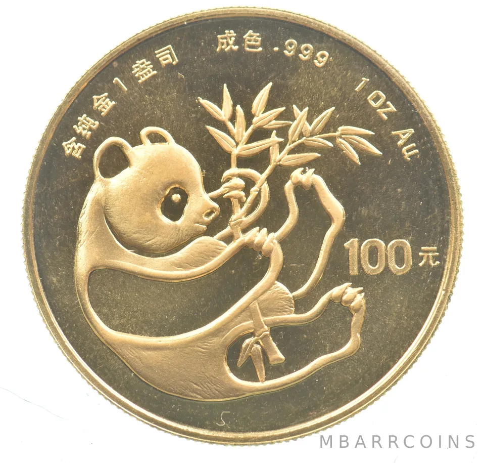 1984 China 100 Yuan Gold 1 Oz Panda Sealed *2587