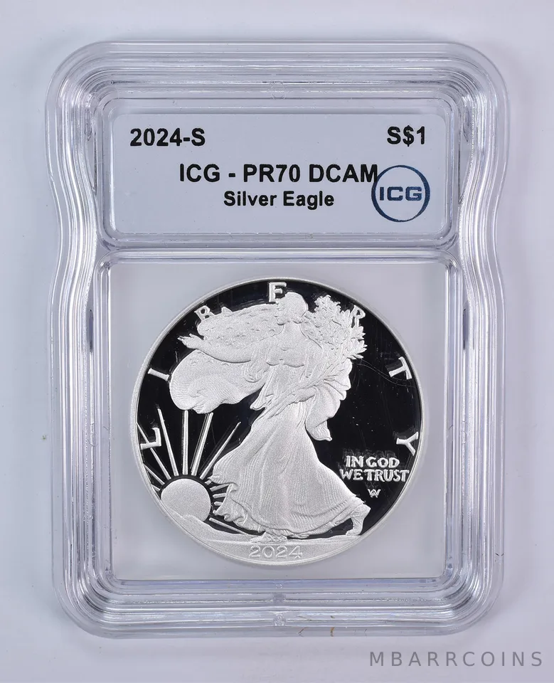 2024-S American Silver Eagle PR70 DCAM ICG