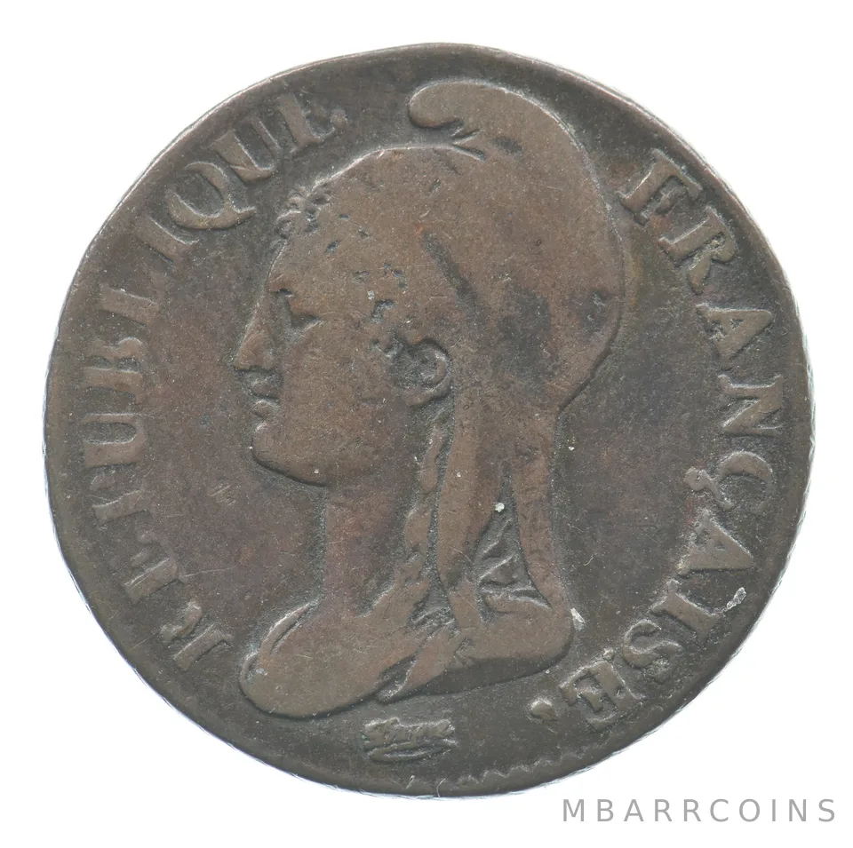 1795-1796 France 5 Centimes *6470