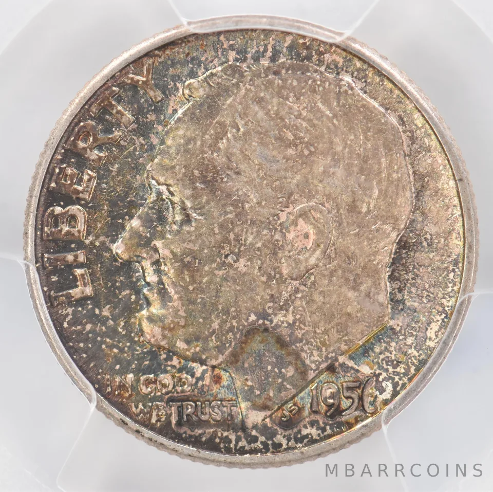 1956 Roosevelt Dime MS64 PCGS Beautiful Tone *0911