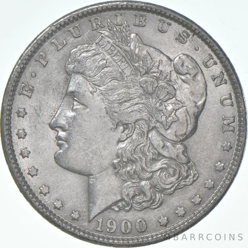 AU+ 1900 (P) Morgan Silver Dollar (1 coin)