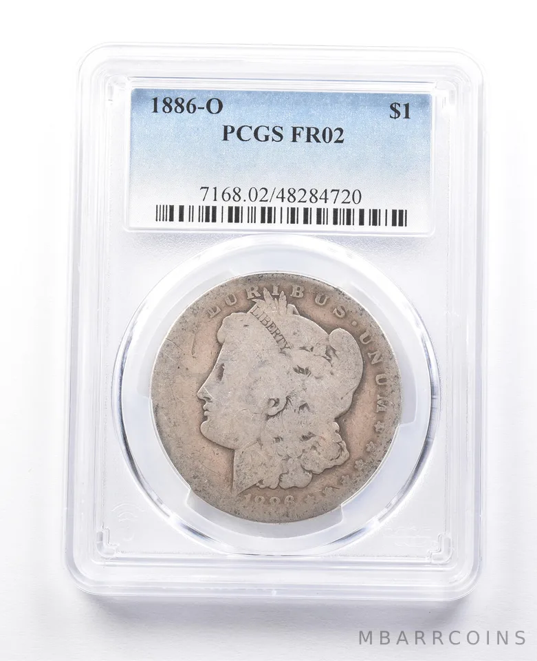 FR02 1886-O Morgan Silver Dollar PCGS Low Ball *3817