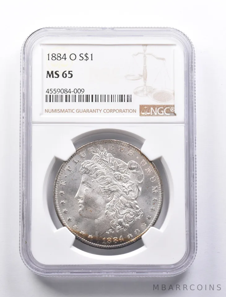 MS65 1884-O Morgan Silver Dollar NGC *1377