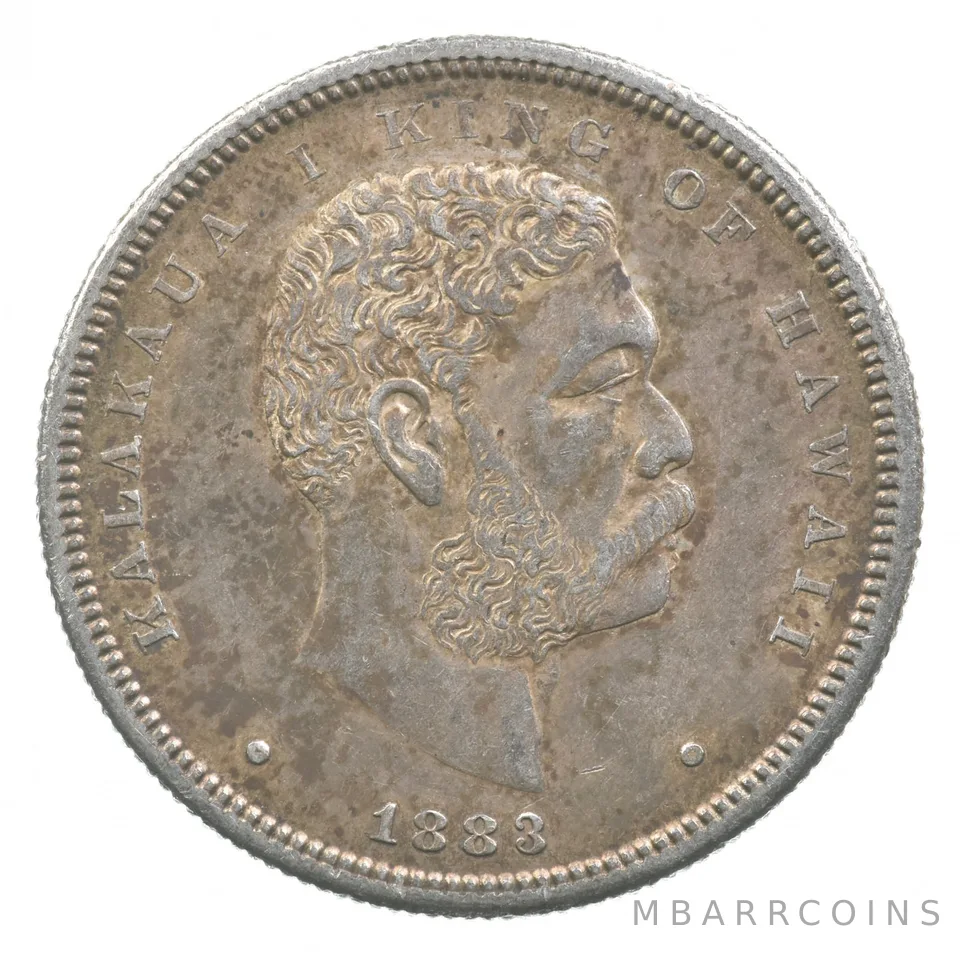 1883 Hawaii Half Dollar King Kalakaua I *5997
