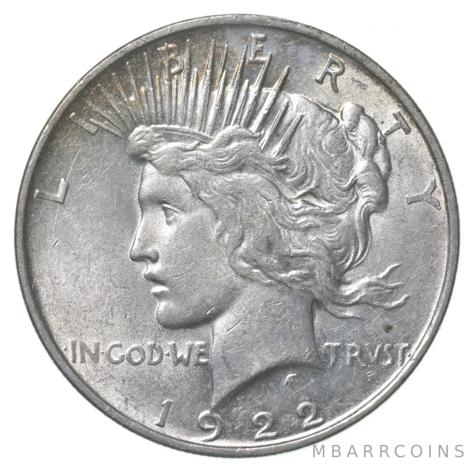 1922-D Peace Silver Dollar a8502