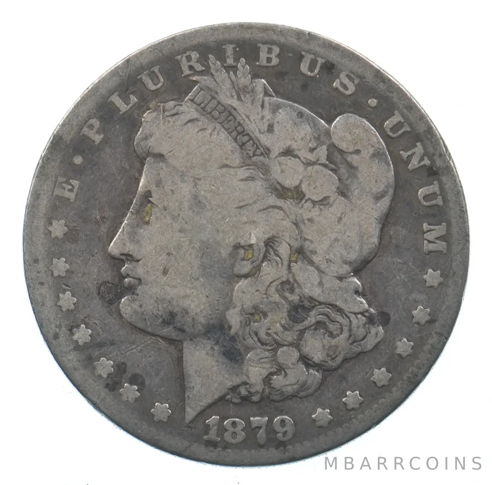 Early - 1879-S Morgan Silver Dollar - 90% US Coin *666
